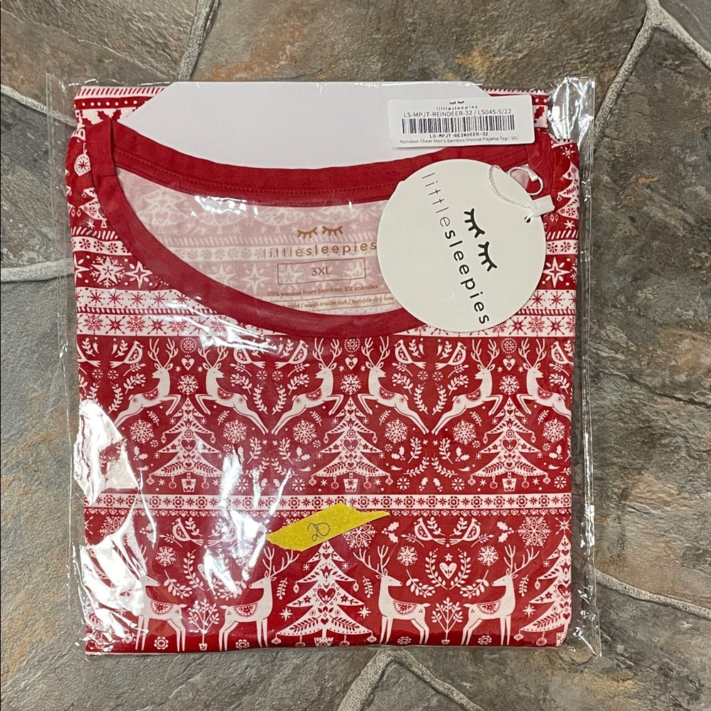 Little Sleepies Festive Red Pajama Set